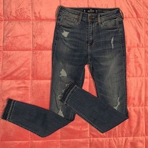 Hollister High Rise Crop Skinny